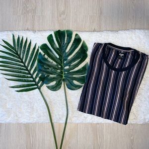 Cotton On Loose Fit Striped Short Sleeve Shirt